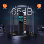 Electric Tire Inflator,Portable 160PSI Car Air Compressor with Pressure Detection,Emergency LED Light,Digital Tire Pump-Automatic Shutoff